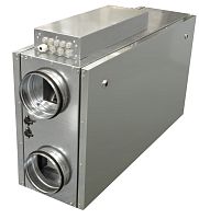 Компактные приточно-вытяжные установки с пластинчатым рекуператором (горизонтальное исполнение) сери
